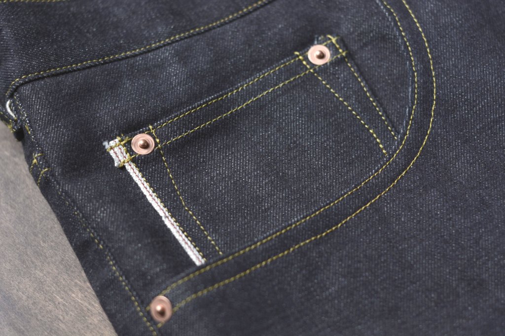 Jeans front pocket with watch pocket.